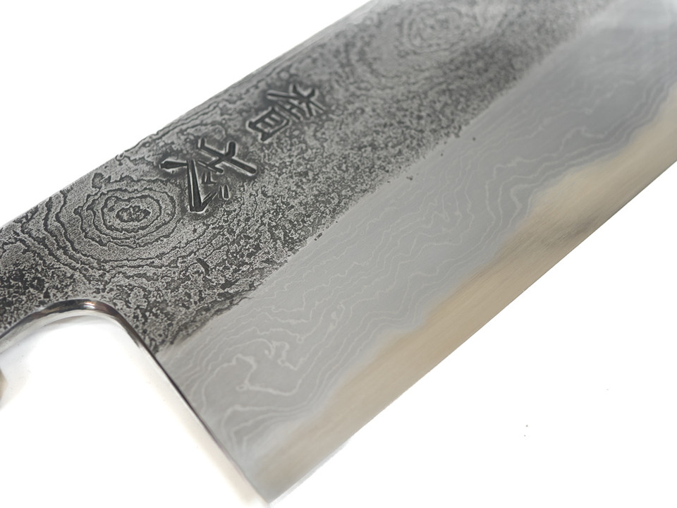 Yoshikazu Tanaka Kokorozashi Deep Etch Gyuto 220mm - Japanese