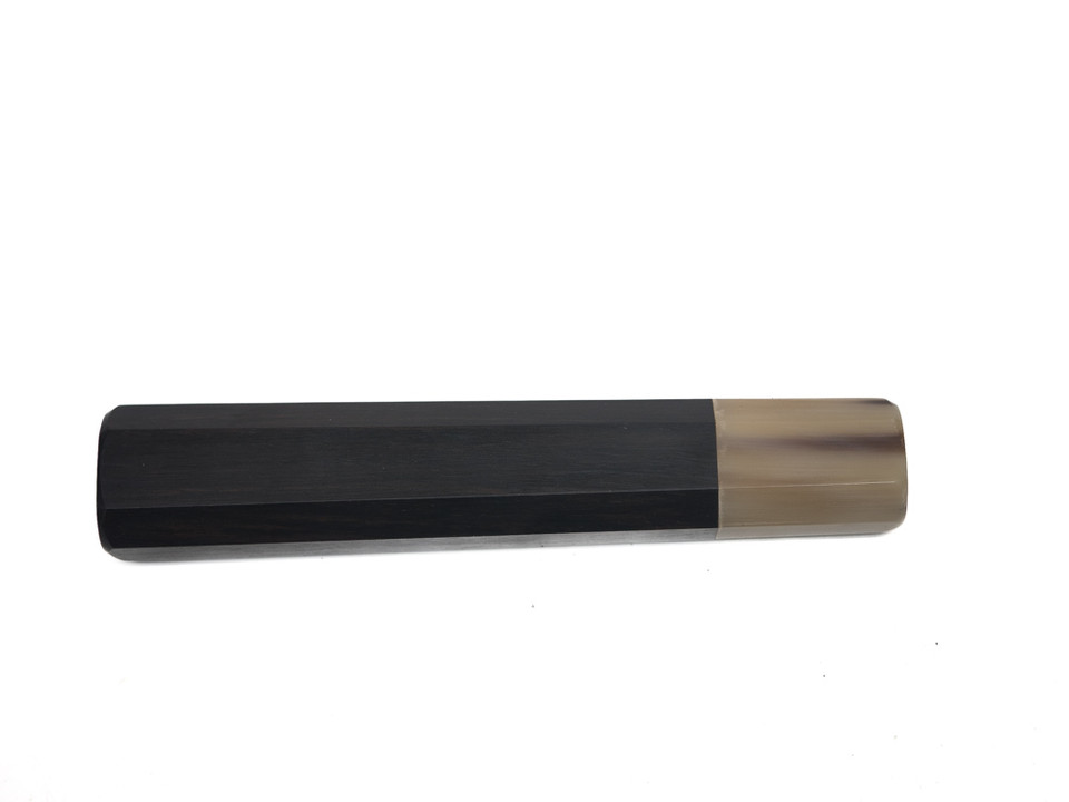 Ebony with Buffalo horn handle 145 mm