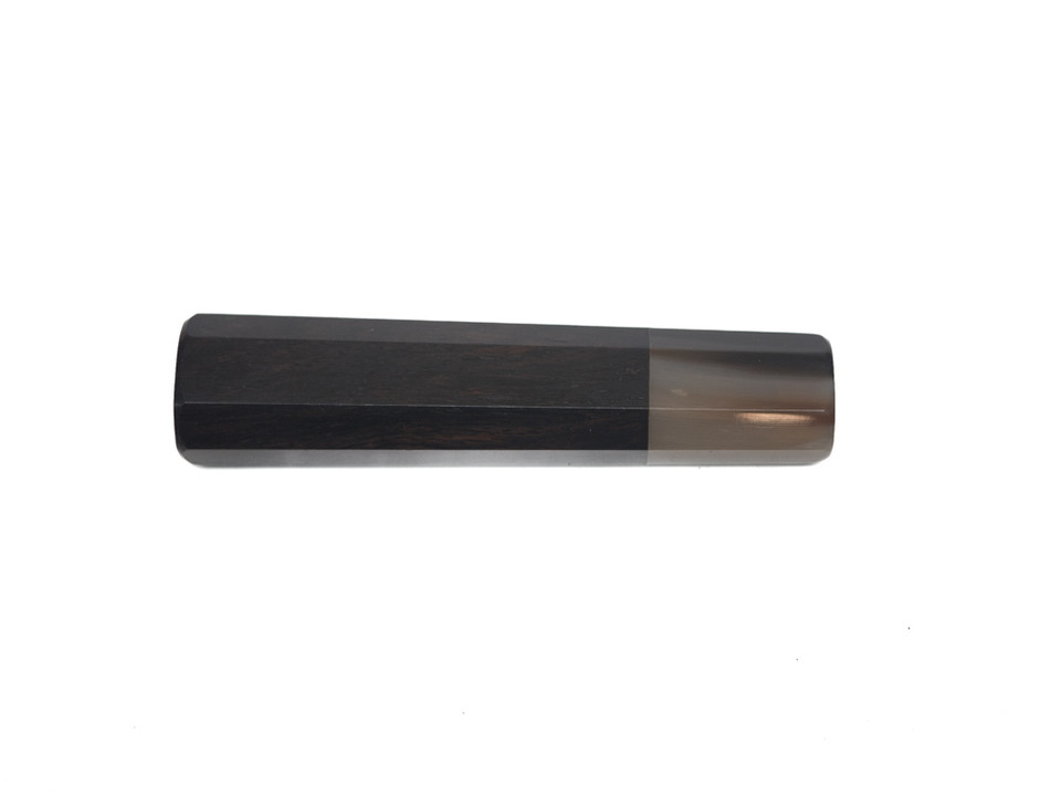 Ebony with Buffalo horn handle 120 mm