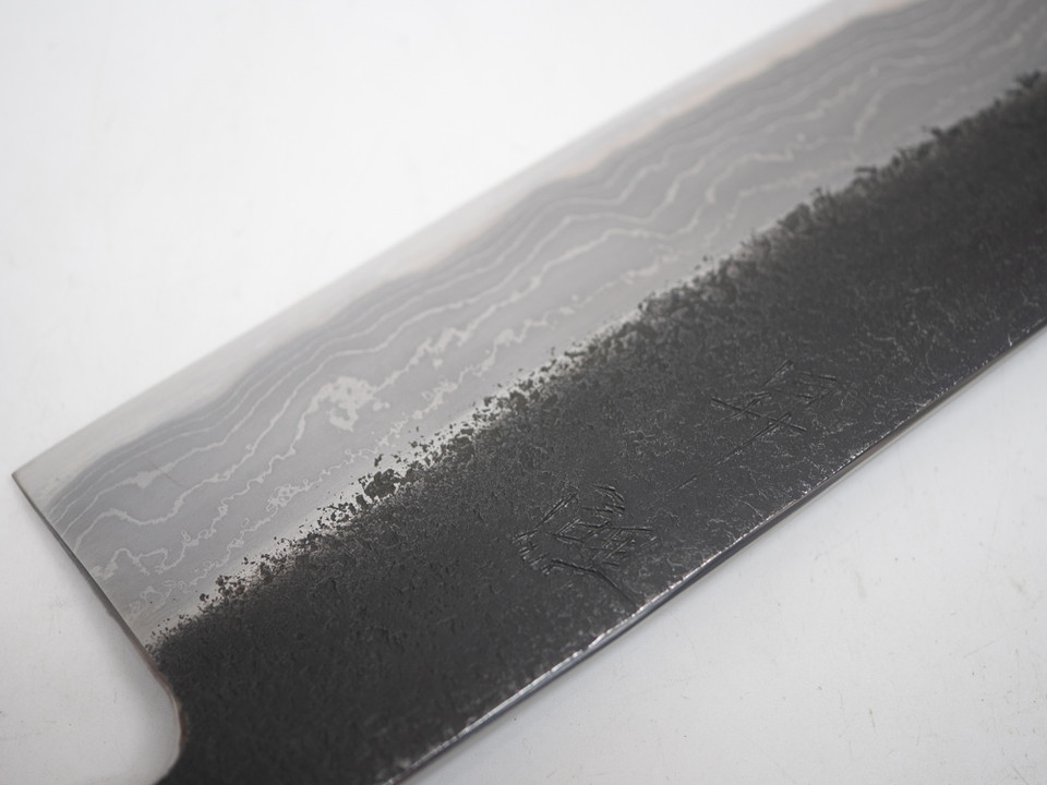 Toyama Noborikoi Kurouchi Nashiji Dama Gyuto 240mm nr6