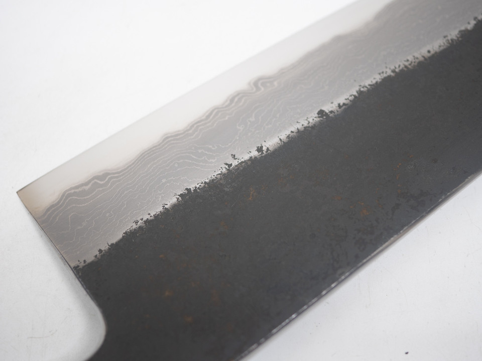 Yoshikazu Tanaka Kokorozashi Tamamoku Kurouchi Gyuto 210mm nr3