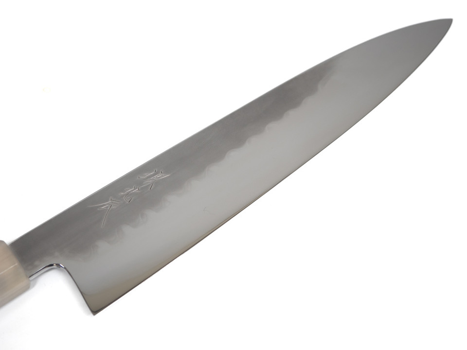 Ikeda White 1 Honyaki Gyuto 240 mm Ebony