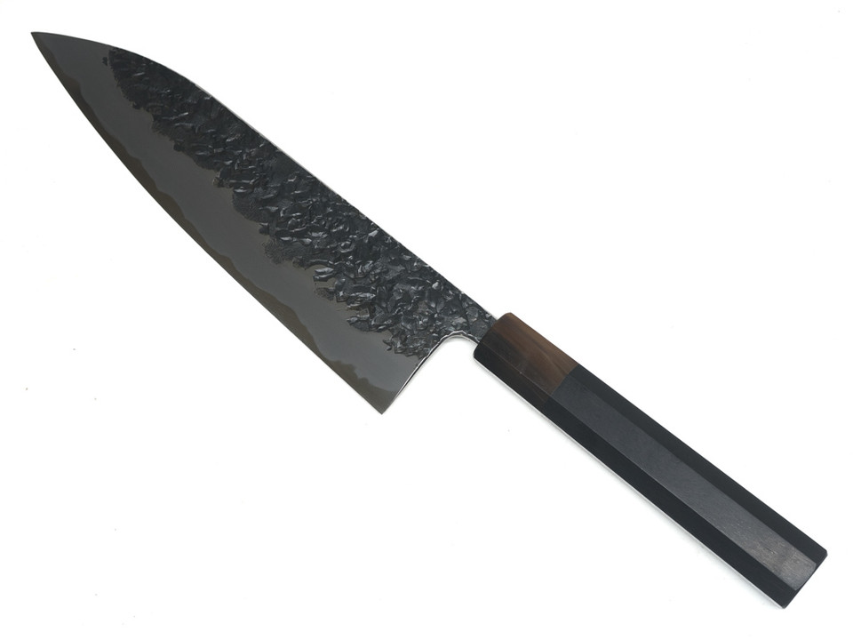 JNS Kisuke Blue 1 Kurouchi Tsuchime Gyuto 220mm