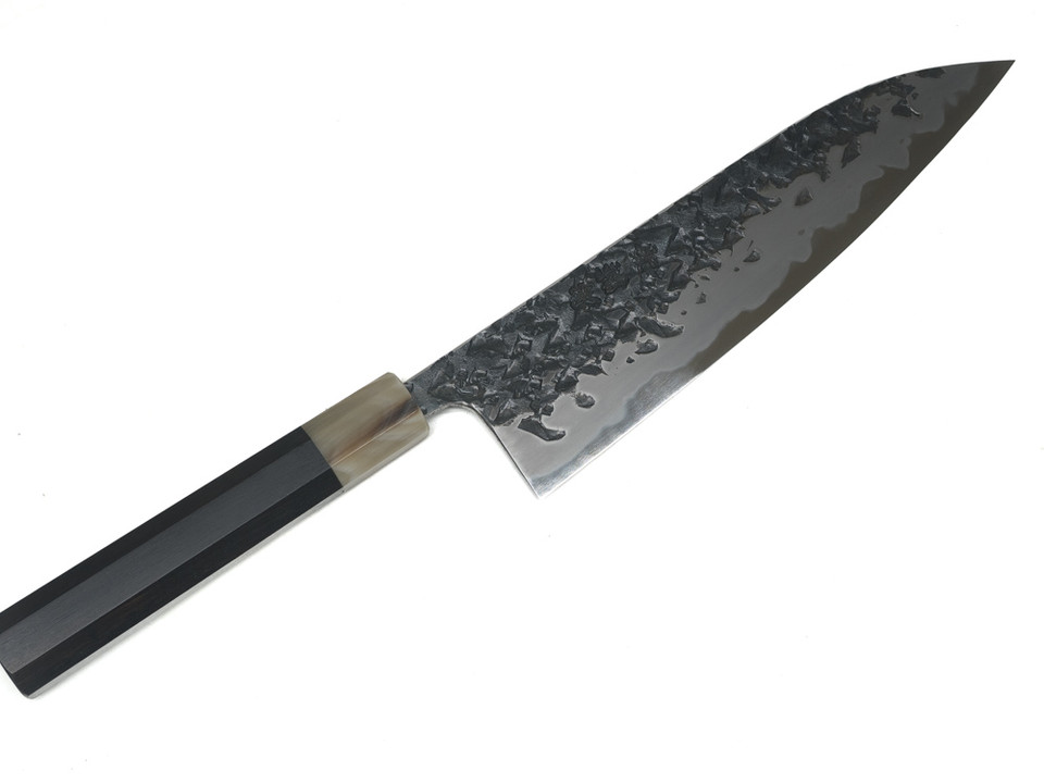 JNS Kisuke Blue 1 Kurouchi Tsuchime Gyuto 220mm nr 2 - Japanese