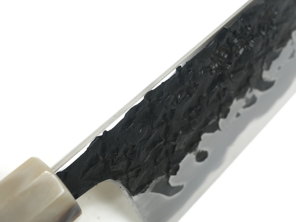 JNS Kisuke Blue 1 Kurouchi Tsuchime Gyuto 220mm nr 2 - Japanese