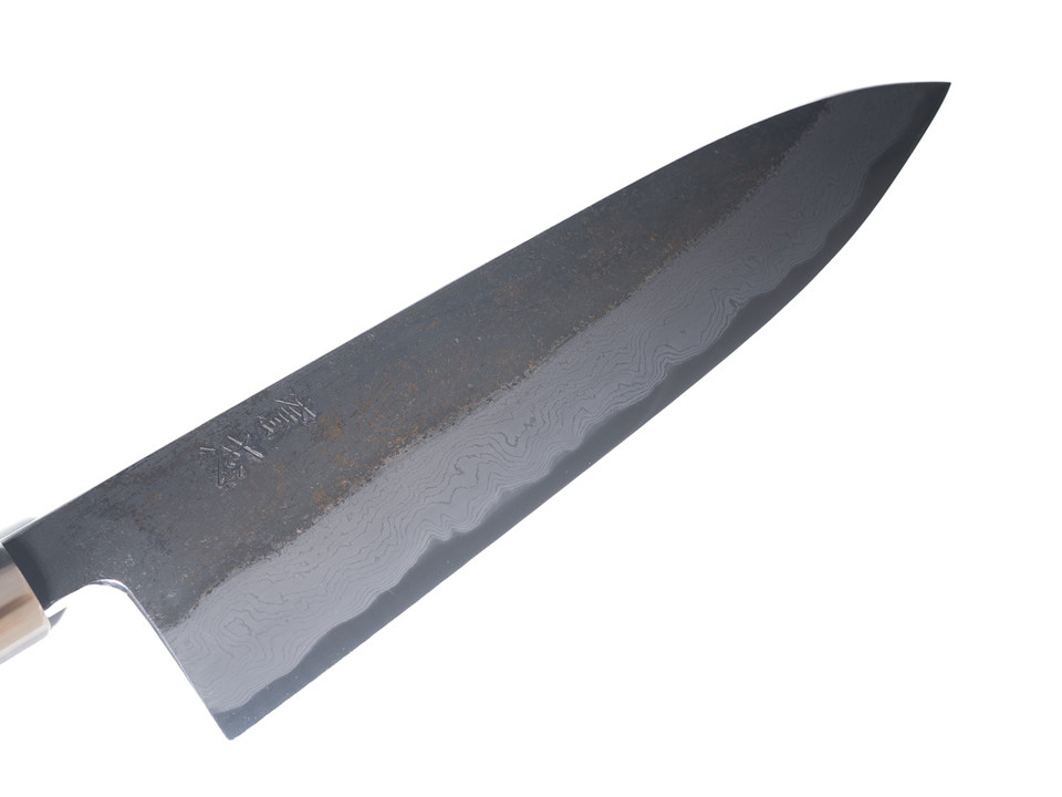 Yoshikazu Tanaka Kokorozashi Tamamoku Kurouchi Gyuto 230mm