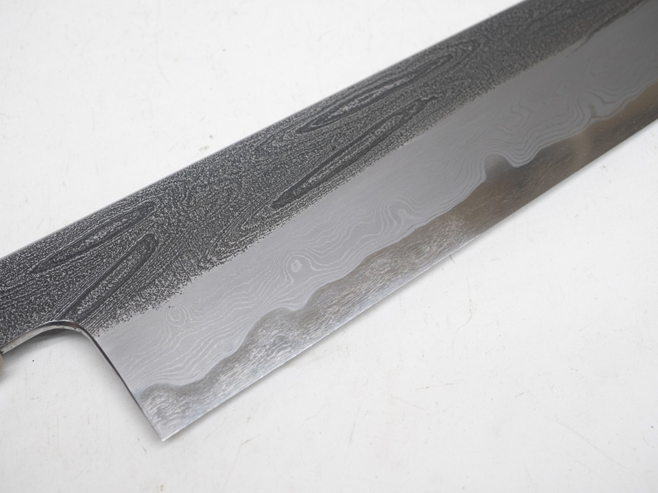 JNS x Nakagawa Kiritsuke Gyuto 240mm Deep Etch nr 8 - Japanese