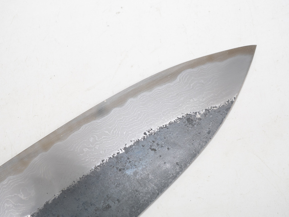 Yoshikazu Tanaka Kokorozashi Tamamoku Kurouchi Gyuto 200mm nr 3