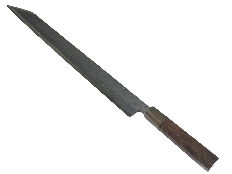 JNS x Nakagawa Dama Kiritsuke Sujihiki 390mm Blue 1