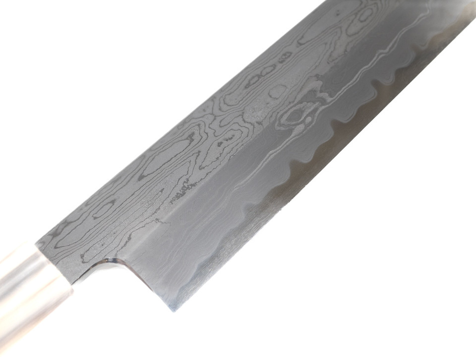 JNS x Nakagawa Dama Kiritsuke Sujihiki 390mm Blue 1