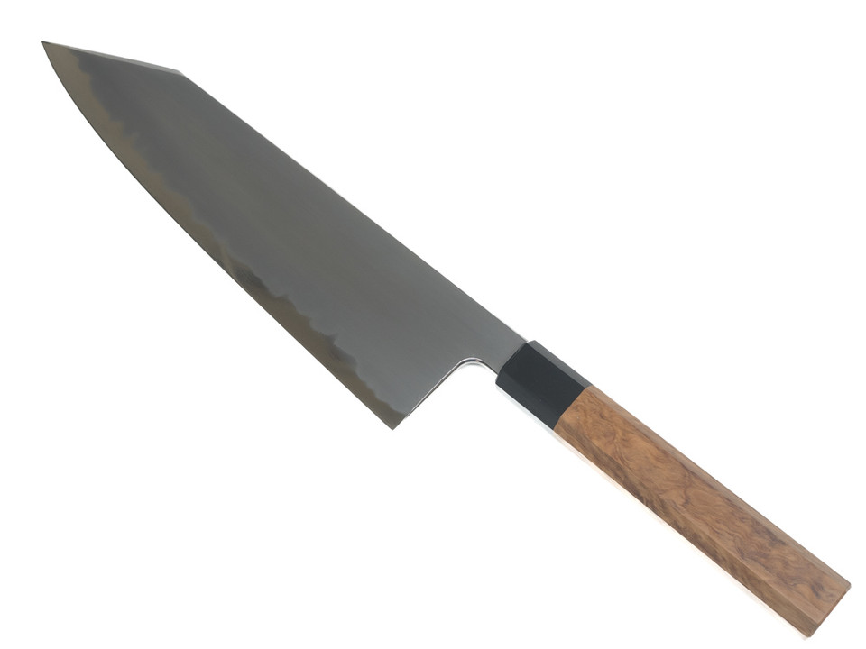 JNS x Tanaka Kokorozashi Kasumi Kiritsuke Gyuto 240mm Blue 1