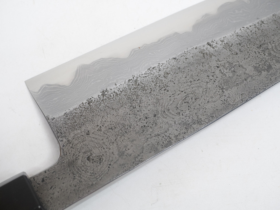JNS x Yoshikazu Tanaka Kokorozashi Tamamoku Nashiji Gyuto 200mm