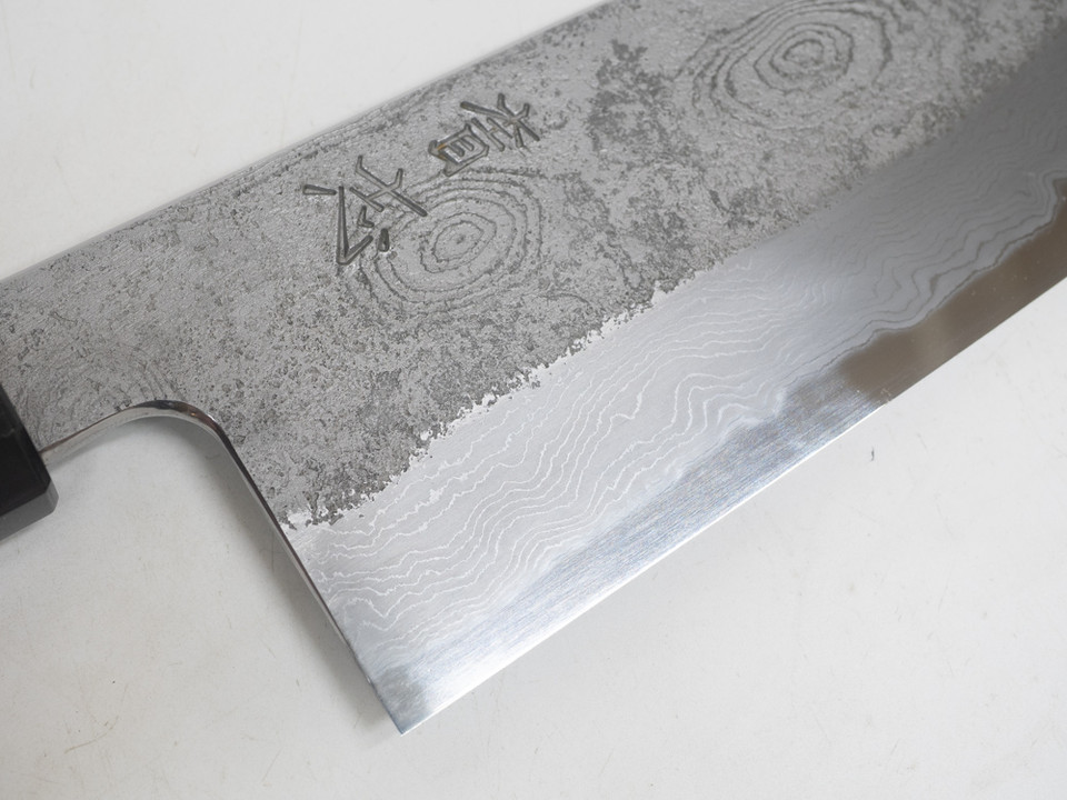 JNS x Yoshikazu Tanaka Kokorozashi Tamamoku Nashiji Gyuto 200mm nr 2