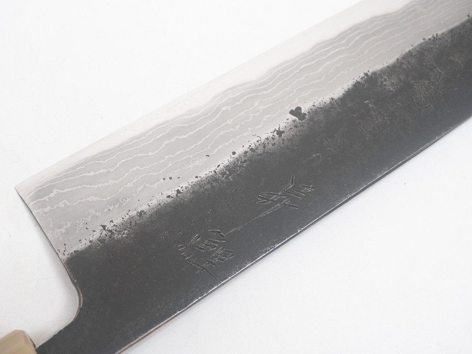 Toyama Noborikoi Kurouchi Nashiji Dama Gyuto 240mm