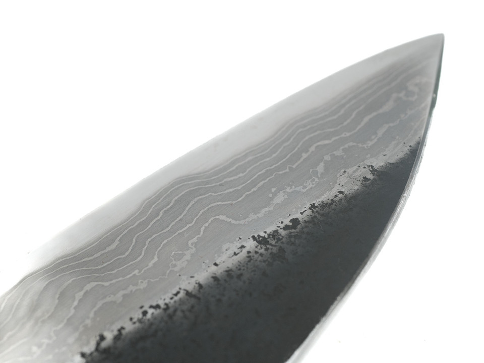(B) Toyama Noborikoi Kurouchi Nashiji Dama Gyuto 240mm