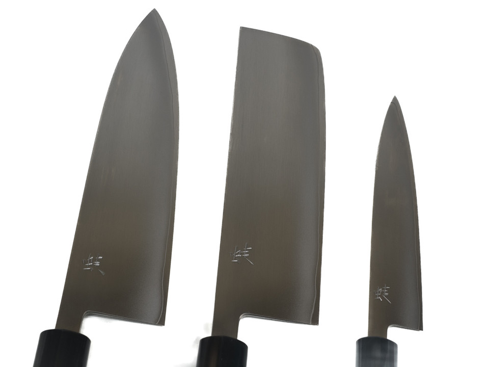 Kaeru Set Petty 150mm Nakiri 180mm Gyuto 210mm