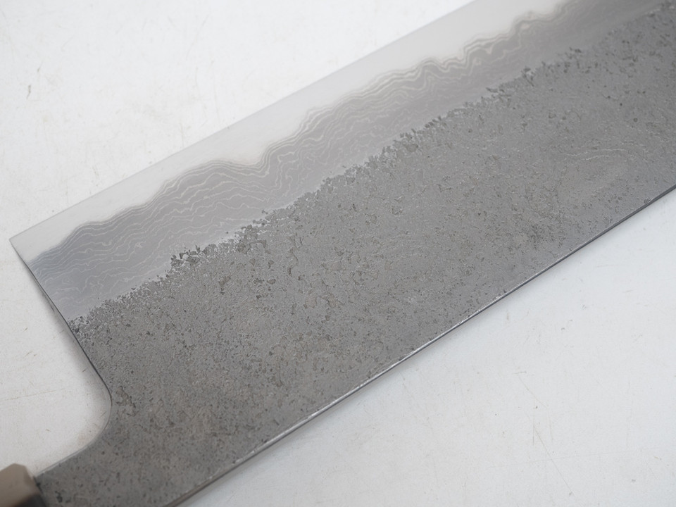 JNS x Yoshikazu Tanaka Kokorozashi Tamamoku Nashiji Kiritsuke Gyuto 230mm nr1