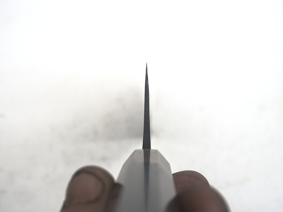 Yoshiaki Fujiwara Workhorse Kurouchi 195 mm Nakiri White 1