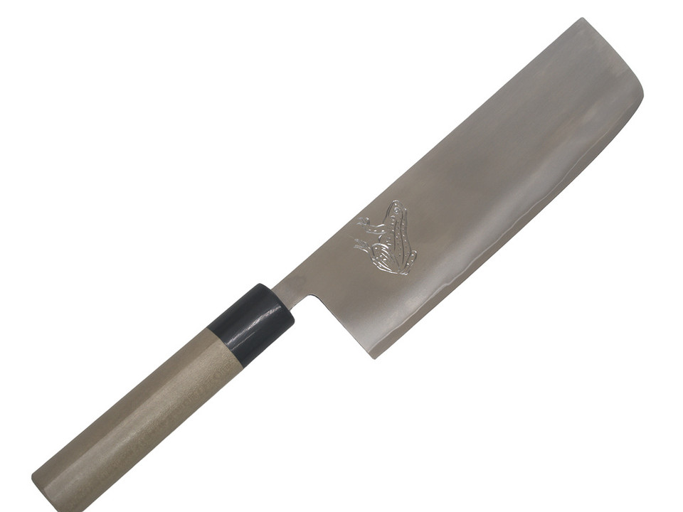 Kaeru Kasumi Stainless Nakiri 180mm The Frog