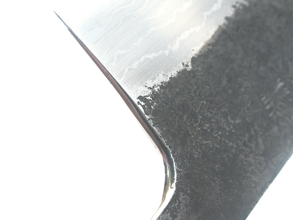 Toyama Noborikoi Kurouchi Nashiji Dama Gyuto 240mm nr7