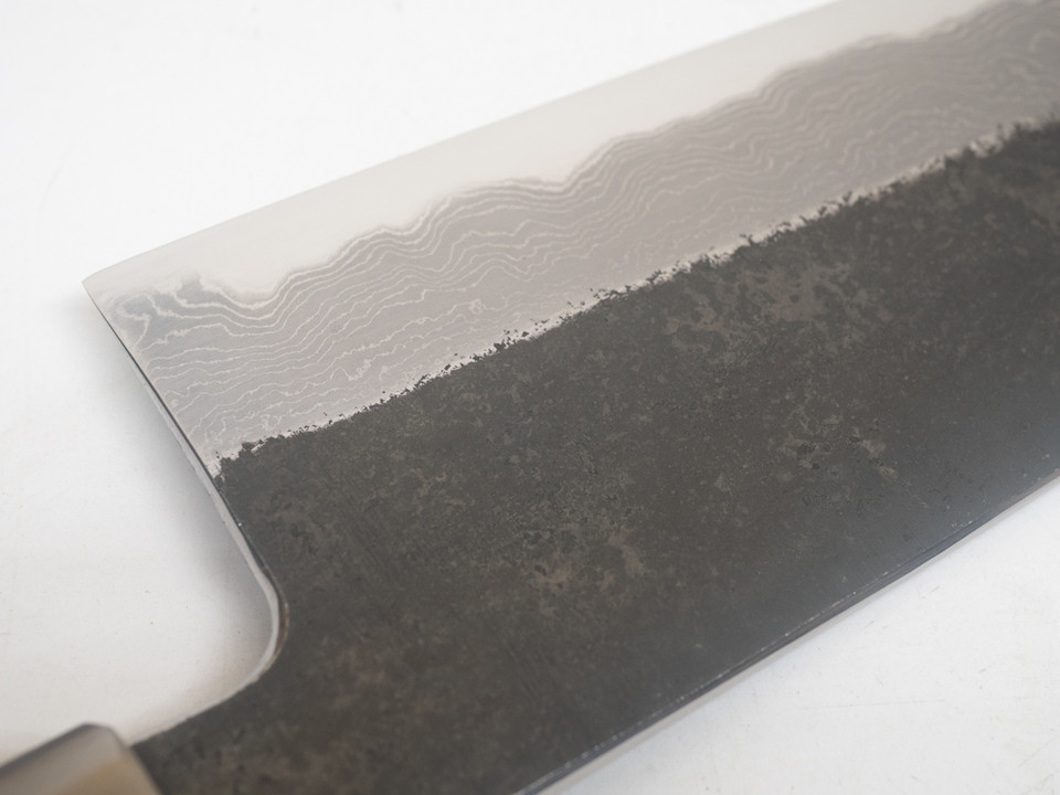 JNS x Tanaka Kokorozashi Tamamoku Kurouchi Gyuto 200mm nr 4