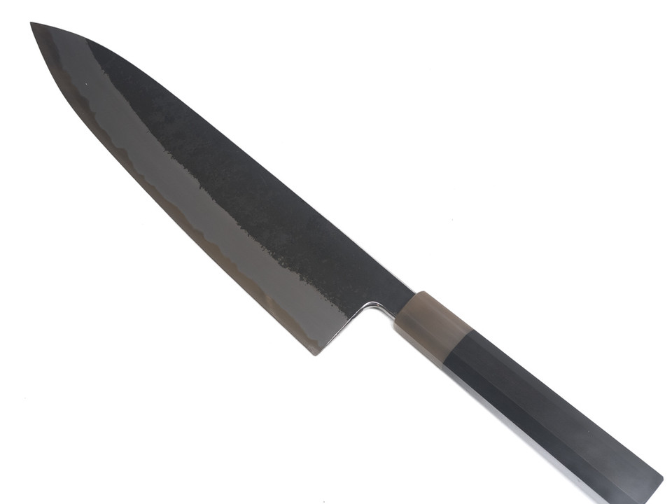 JNS x Tanaka Yoshikazu Kokorozashi Kurouchi Gyuto 260mm Blue 1 Nr 2