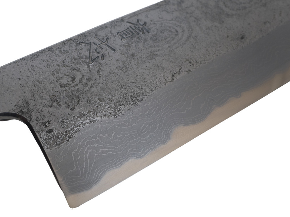 JNS x Yoshikazu Tanaka Kokorozashi Tamamoku Nashiji Gyuto 230mm nr 2