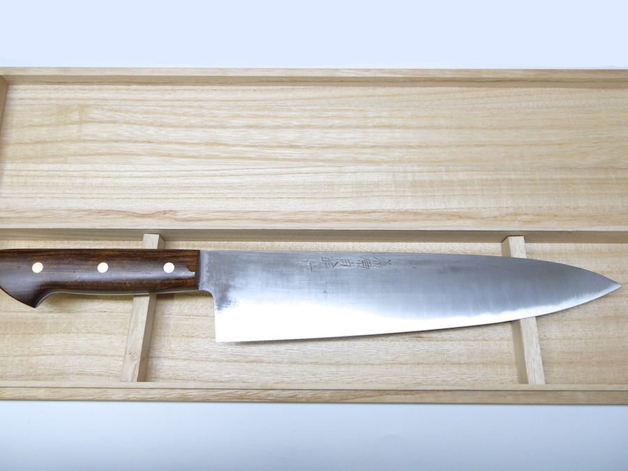 Yoshiaki Fujiwara 240mm Western Gyuto Ancient Kauri 馬車馬