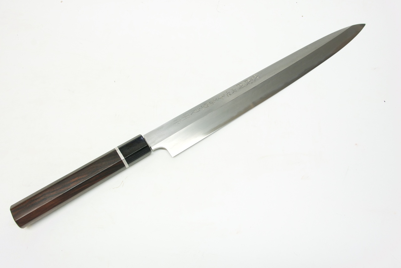 【yanagi-87】 Yoshiaki Fujiwara 300mm Yanagiba 菊竜 | Yoshiaki Fujiwara