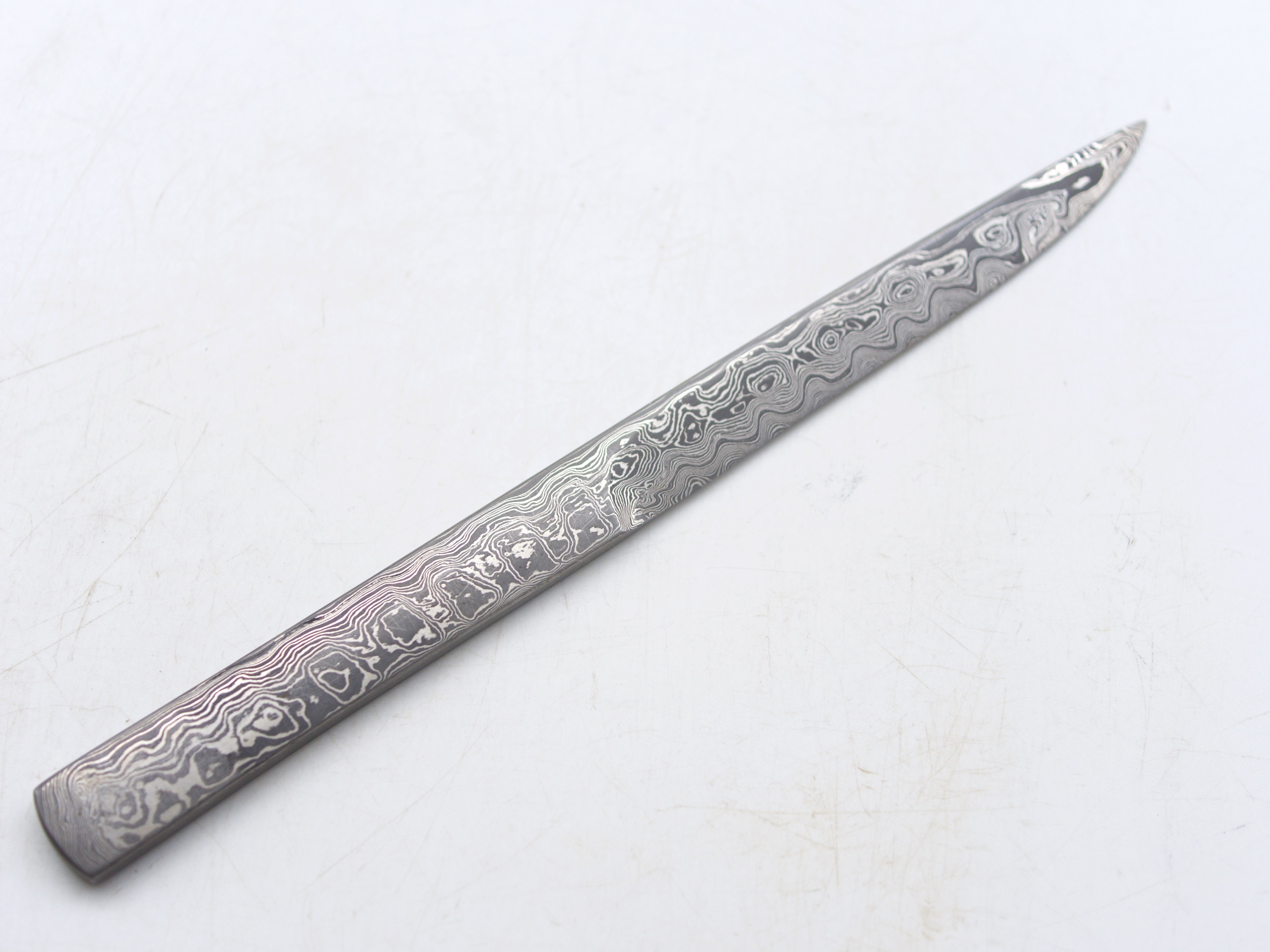 Kiyoshi Kato Damascus Utility or Paper Knife 150mm - Japanese Natural Stones