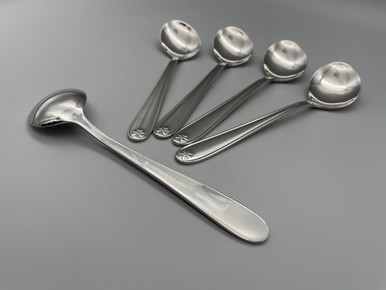 Japanese LuckyWood Dessert Spoons | Sold, JNS Archive