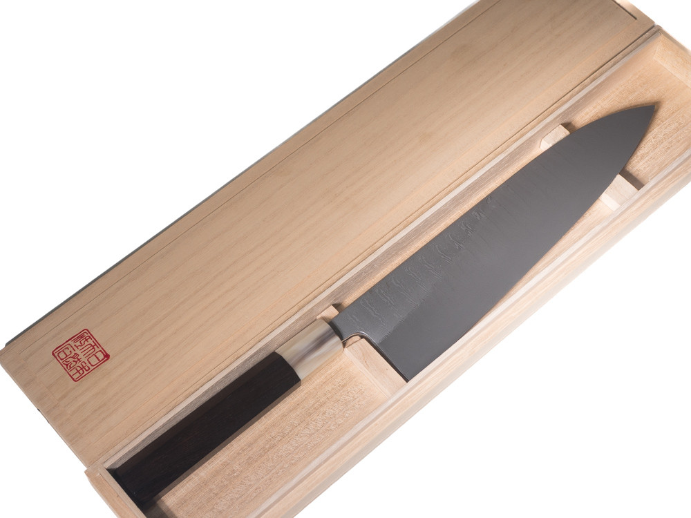 JNS x Wakui damascus honyaki gyuto