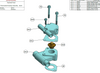 THERMOSTAT KIT, 160 DEGREE - MOST 98 UP INDMAR