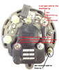 ALTERNATOR WITH PULLEY 51A W/REG, INDMAR PCM FORD 351 (SOME GM)