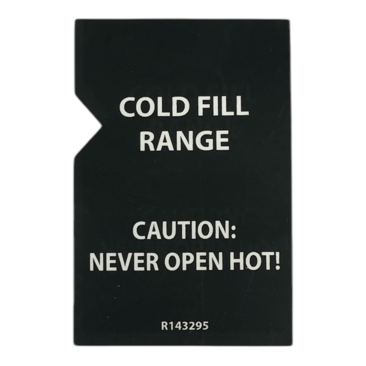 DECAL, COOLANT FILL