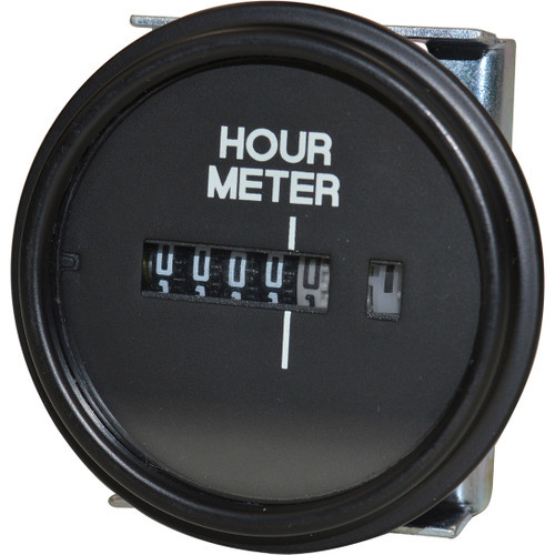 HOURMETER, BLACK 2"