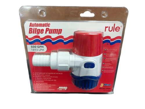 Automatic Bilge Pump- Rule 500 GPH Automatic Bilge Pump- Rule 500 GPH