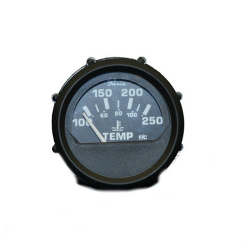 Engine Temperature Gauge - was VDO black - replaced by Faria gauge Engine Temperature Gauge - was VDO black - replaced by Faria gauge