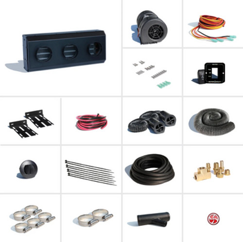 Heater System - (complete 3 Vent kit)