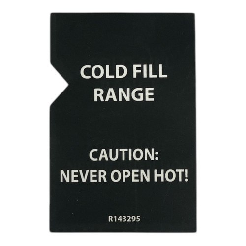 DECAL, COOLANT FILL