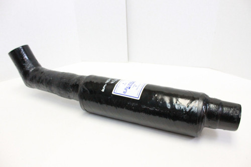 MUFFLER, ANGLED 3-1/2" EXTENDED IN/3" OUT MUFFLER, ANGLED 3-1/2" EXTENDED IN/3" OUT