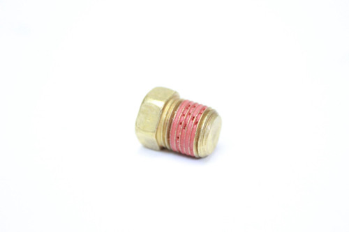 PIPE PLUG HX HD BRASS 1/8IN. PIPE PLUG HX HD BRASS 1/8IN.