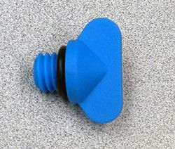 DRAIN PLUG, BLUE MERCRUISER