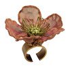 Cherry Blossom Ring Gold with Nectarine and Pink