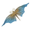 Fantastical Moth Pin Gold with Baltic and Marina