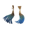 Grand Tassel Earrings with Filigree Cap