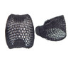 Wire Ribbon Classic Hoop Earrings Black