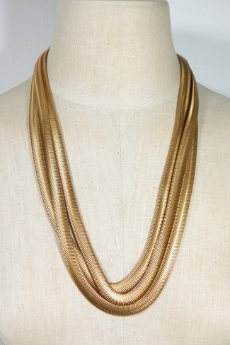Gold Fern Necklace