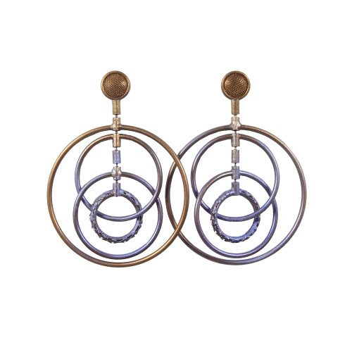 Celestial Spinning Circles Earrings