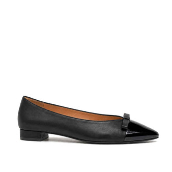 Fortaleza Black-Brown Leather Flat
